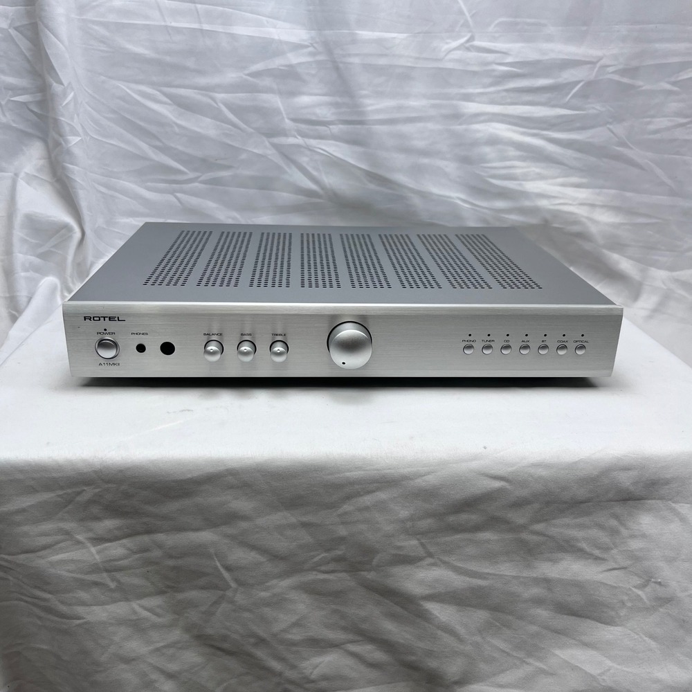 Rotel Integrated HiFi Bluetooth Silver A11MKII Stereo Amplifier